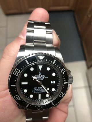 Rolex Deepsea Sea - Dweller 116660 Black Dial Steel Automatic Mens Watch 2
