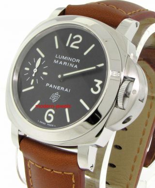 Panerai Luminor Base Logo Pam 1005 Steel 44mm Mens Watch Pam 005