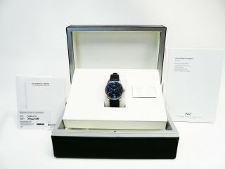 IWC Portugieser IW500109 SS Auto Strap Black Dial Wristwatch,  Box & Certificate 2