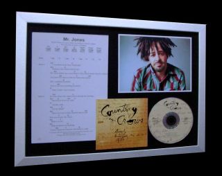 Counting Crows Mr Jones Ltd Top Quality Music Cd Framed Display,  Fast Global Ship