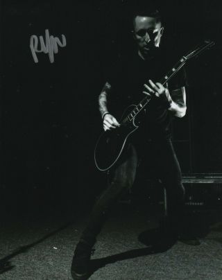 Ryan Key Of Yellowcard Real Hand Signed Photo 2 Autographed