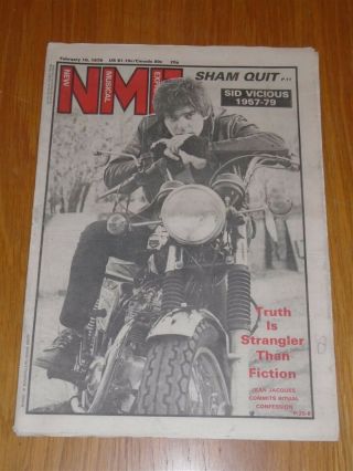 Nme 1979 February 10 Sham 69 Quit Sid Vicious Tribute Jean Jacques Burnel (b)