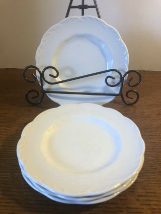 Set Of 4 J & G Meakin English Ironstone Sterling Colonial 7 " Dessert Plates