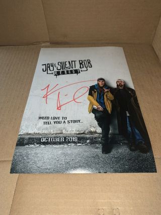 Kevin Smith Signed Autographed 8x12 Movie Poster Jay & Silent Bob Reboot Proof