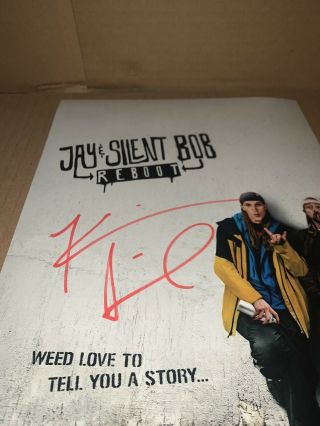 KEVIN SMITH SIGNED AUTOGRAPHED 8x12 MOVIE POSTER JAY & SILENT BOB REBOOT PROOF 3