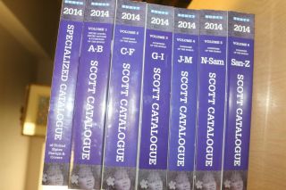 Complete Set Of 7 Scott Catalogs (2014 Edition)
