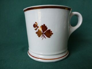 Antique Mellor,  Taylor & Co England Tea Leaf Ironstone Mug