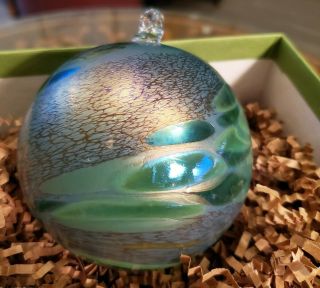 Borowski Glass Studio Ornament Hand Crafted In Poland.  Germany.  Lovely Gift Box