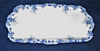 Royal Albert Bone China Dainty Blue Rectangular Sandwich Tray