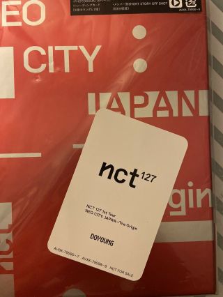 NCT 127 Neo City Japan The Origin Blue Ray w/ Doyoung Photocard 2