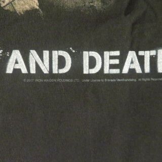 2007 Iron Maiden Matter of Life & Death Size XL t shirt 2007 3