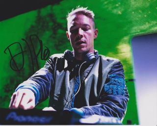 Diplo Dj Major Lazer Signed 8x10 Photo B Cold Water Lean On