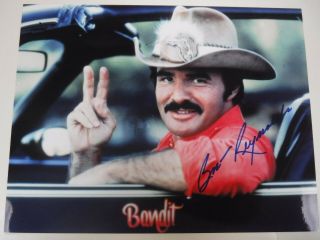 Burt Reynolds Signed Photo " Smokey & The Bandit "