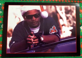 Christmas Promo Postcard - Eazy - E - Happy Holidays From The Ruthless Family Ex