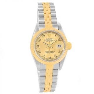 Rolex Datejust Steel Yellow Gold Arabic Dial Ladies Watch 79173 2