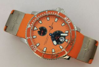 Ulysse Nardin Marine Diver Chronometer Orange 263 - 33 Automatic Cal Un026 - 43 Mm