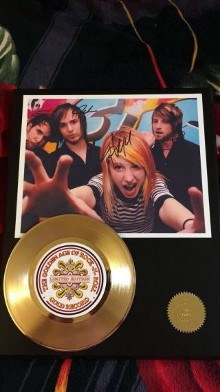 Paramore Poster Art Wood Signed Limited Edition