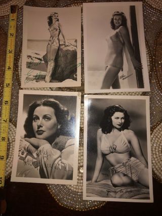 Hedy Lamarr Esther Williams,  Decarlo Signed Photo
