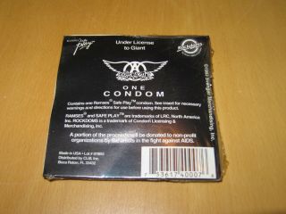 AEROSMITH - 1993 GET A GRIP TOUR CONDOM - (PROMO) 2