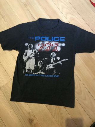 The Police 1981 Winter Tour T Shirt,  Vintage,  Sting,  Concert,  Single Stitch