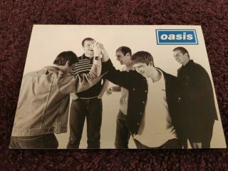 Oasis Christmas Card 1997 Official Mailing List