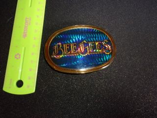 Vintage 1977 Pacifica Bee Gees Rock Music Band Belt Buckle