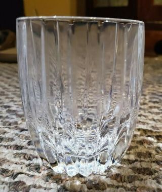 Mikasa Park Lane Double Old Fashioned Crystal Glass Tumbler 3 7/8 "