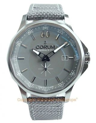Corum Admirals Cup Legend 42 Automatic Watch 395.  119.  98/0619 Box/papers