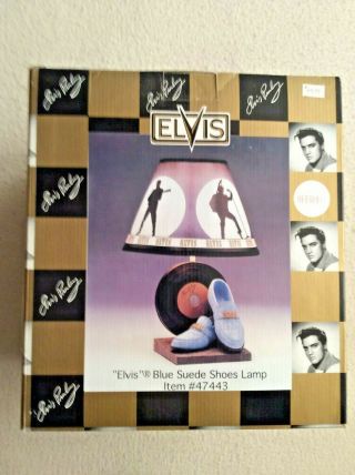 Elvis Presley Blue Suede Shoes Lamp / Vandor / Item 47443