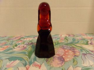 Mosser Glass By Vi Hunter Jenny Doll " Mystery Red " May 1979 4 " Tall