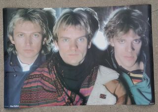 Vintage 1983 The Police Poster -