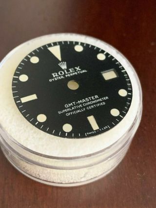 Rolex Gmt Master 1675 Mk 1 Dial For Vintage Watch Parts Repair
