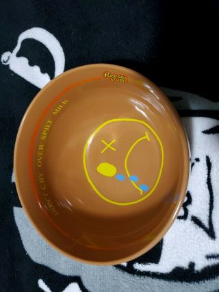 Travis Scott Reeses Puff Cereal Bowl.  In Hand (ceramic)
