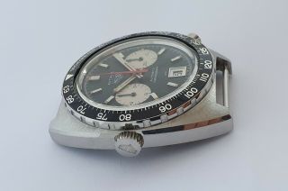 Vintage Heuer Autavia chronograph 1163 V Cal 12 2