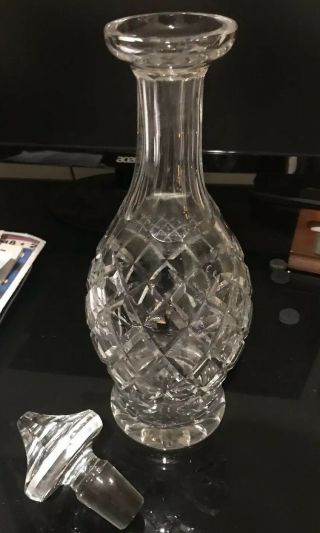 Waterford Crystal Carafe / Decanter With Stopper