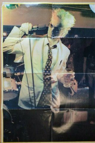 Johnny Rotten - Sex Pistols - Vintage Poster - 1978 - 60/80 Cms - Punk