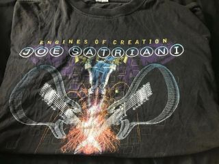 Joe Satriani - Engines Of Creation 2000 Tour T - Shirt X - Large