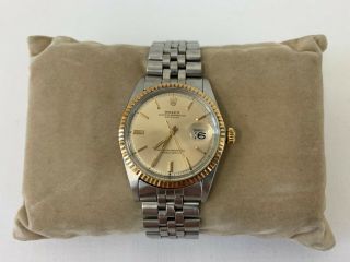 Vintage Rolex Datejust 1601 Mens Watch Automatic Gold Jubilee