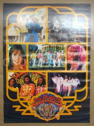 1978 The Beatles Sgt Peppers & Lonely Hearts Club Band Poster 20x27 " Rock & Roll