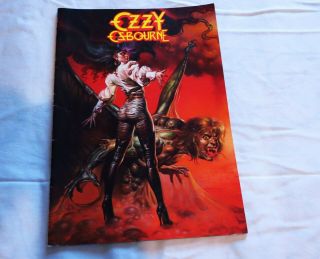 Ozzy Osbourne 1986 The Ultimate Sin Tour Concert Program Book