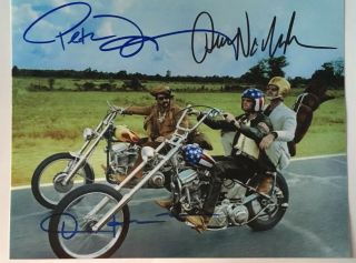 Signed Easy Rider Dennis Hopper Peter Fonda Jack Nicholson