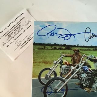 Signed Easy Rider Dennis Hopper Peter Fonda Jack Nicholson 2