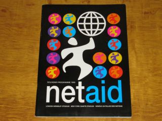 Net Aid (david Bowie Corrs Bush) - 1999 Official Tour Programme (promo) -