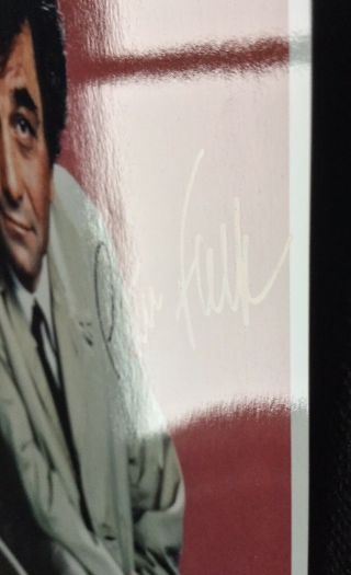 PETER FALK,  Columbo,  8x10 Photo Signed Autograph w/COA 2
