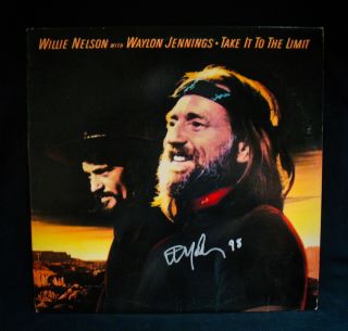 Willie Nelson Autographed Take It To The Limit Album (near) The Highwaymen