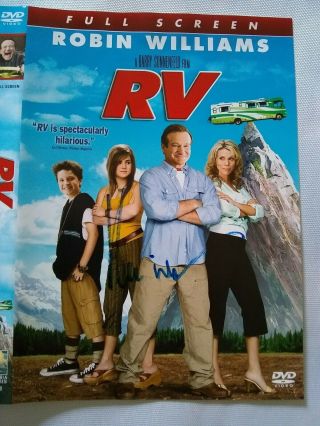Robin Williams Signed Dvd The Movie Rv 100 Guaranteed Authentic Signed 11/13/11