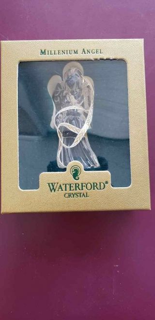 Waterford Crystal Millenium Angel Ornament (nib)