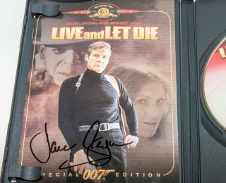 SIGNED Jane Seymour Live and Let Die James Bond 007 DVD Autograph 3