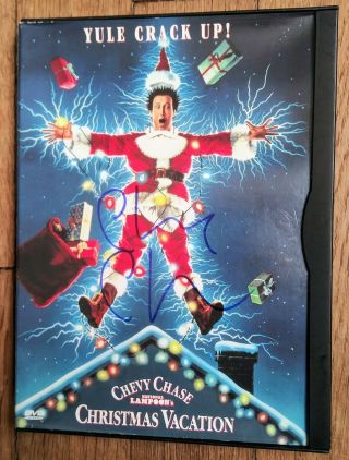 Chevy Chase " Autographed Hand Signed " Christmas Vacation Dvd - Clark Griswold