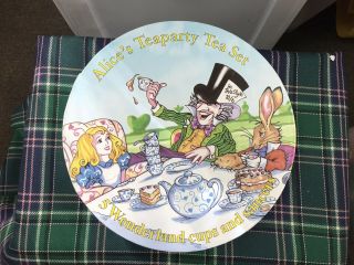 Alice In Wonderland Tea Party Set (5) 3Oz Expresso Cups Saucers Paul Cardew. 2